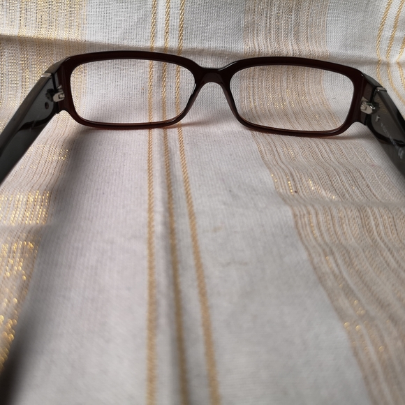 GUCCI 1572 Rectangular Brown Eyeglasses Frames Classic - Picture 8 of 11